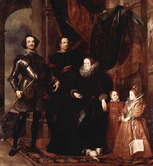 Anthony Van Dyck Portrat der Familie Lomellini oil painting image